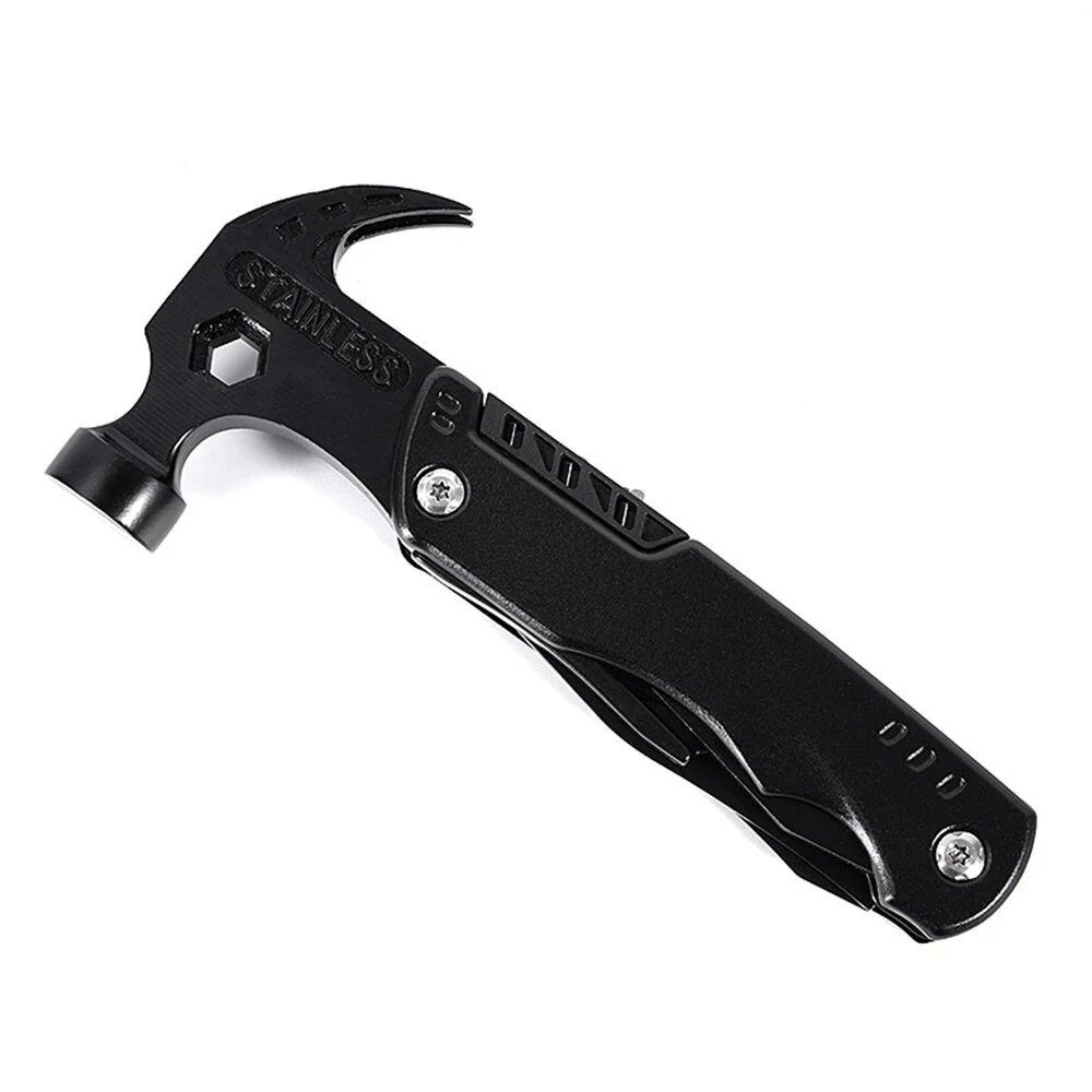 7 in 1 Automatic Safety Hammer Multi-Tool - Stainless Steel Survival Tool for Camping Hiking - Image 3