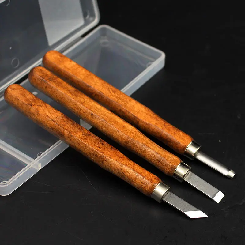 12pcs Multifunction Wood Carving Chisel Set - Handmade Tool for Woodworking - Image 2