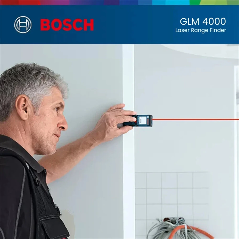 GLM4000 Professional Laser Distance Meter | 40m Range ±2mm Accuracy | IP54 - Image 4