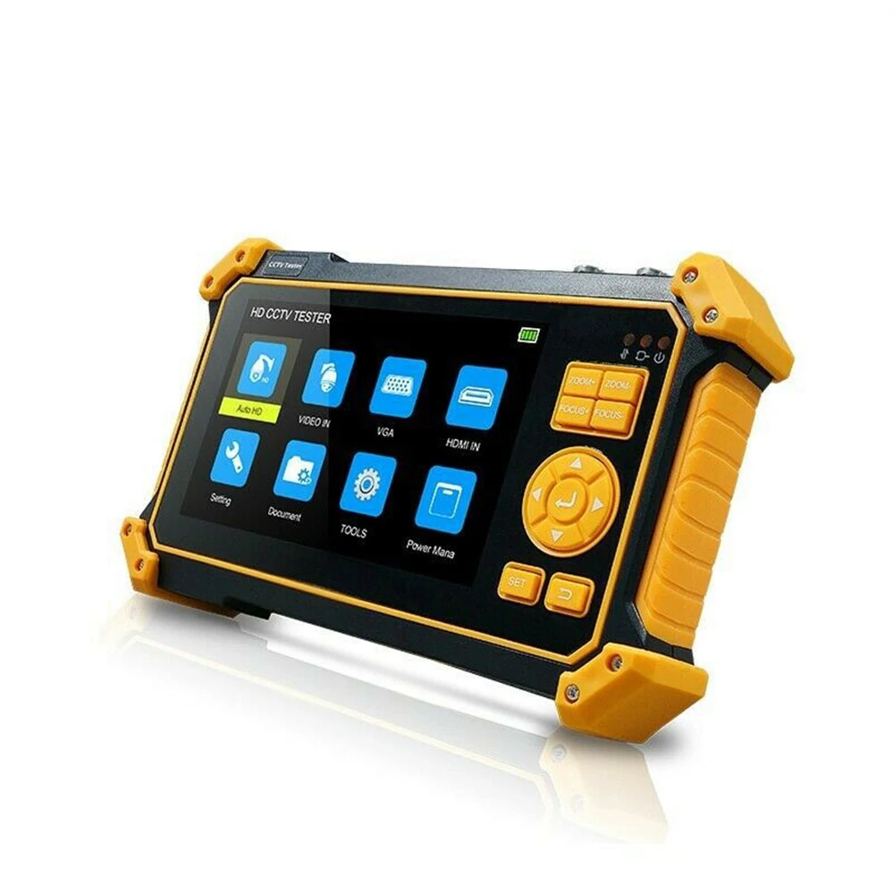 HD-3200C 5 HD CCTV Monitor Tester | UTP Cable Test | 8MP CVI/TVI/AHD/SDI Support - Image 2