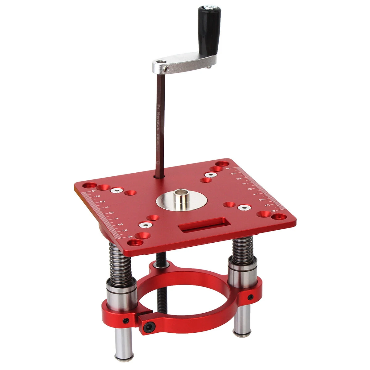 Precision Router Lift Kit - 70mm Max Lift for 64-66mm Motors | Router Table Insert Plate - Image 5