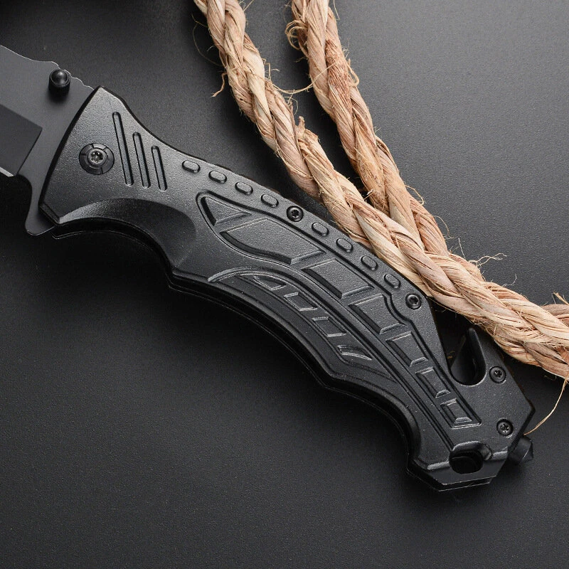 Knifee 22CM Survival Knife - High Hardness Military Hunting & Camping Tool - Image 3