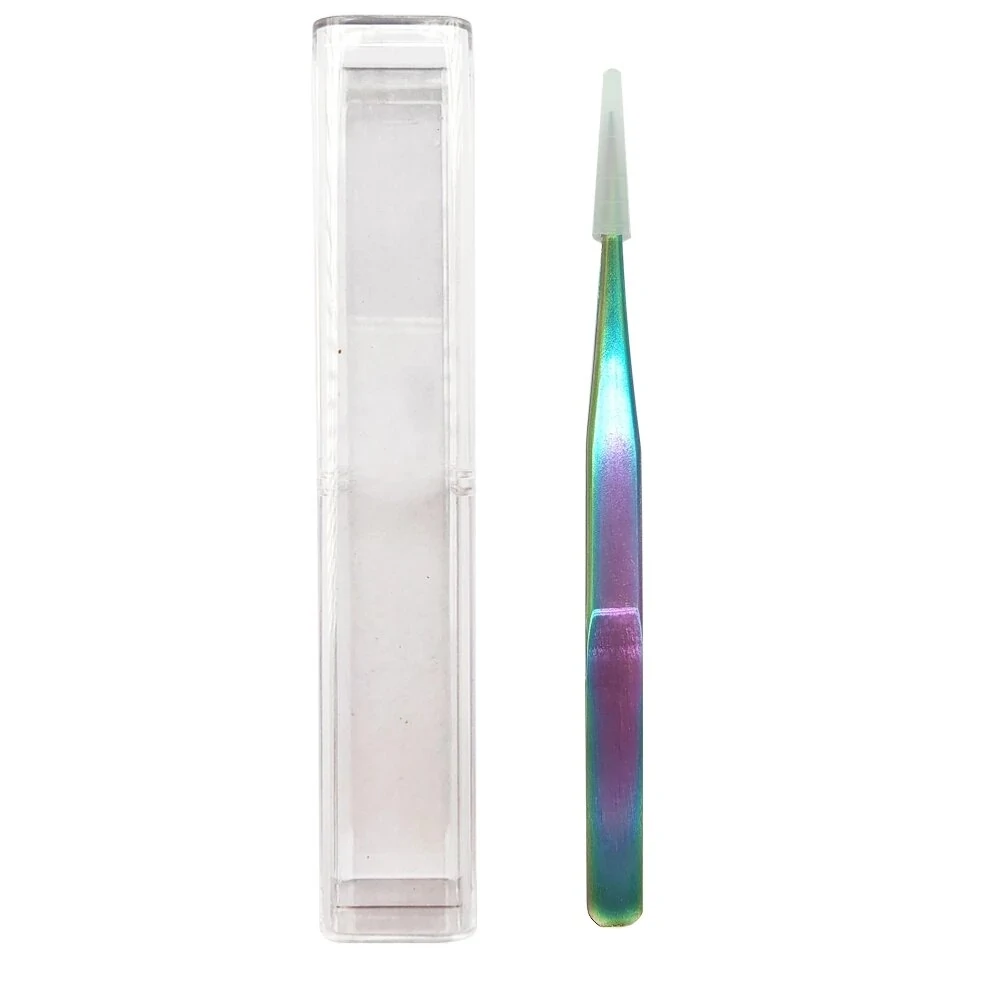 Precision Anti-static Tweezers Set - Stainless Steel Bent & Straight - Phone Repair - Image 2