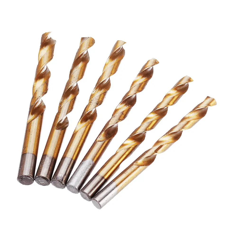 M2 HSS 6542 Titanium Coated Drill Bit Set | 25Pcs 1-13mm for Wood & Metal - Image 5