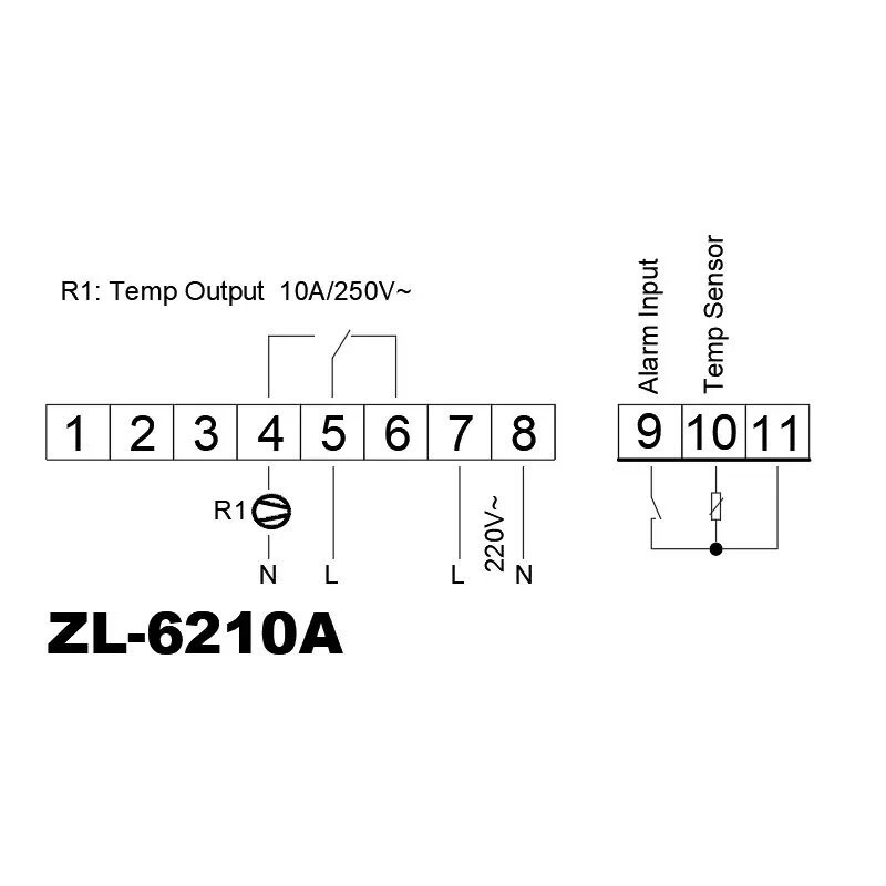 LILYTECH ZL-6210A Digital Temperature Controller Thermostat | Economical Cold Storage - Image 5