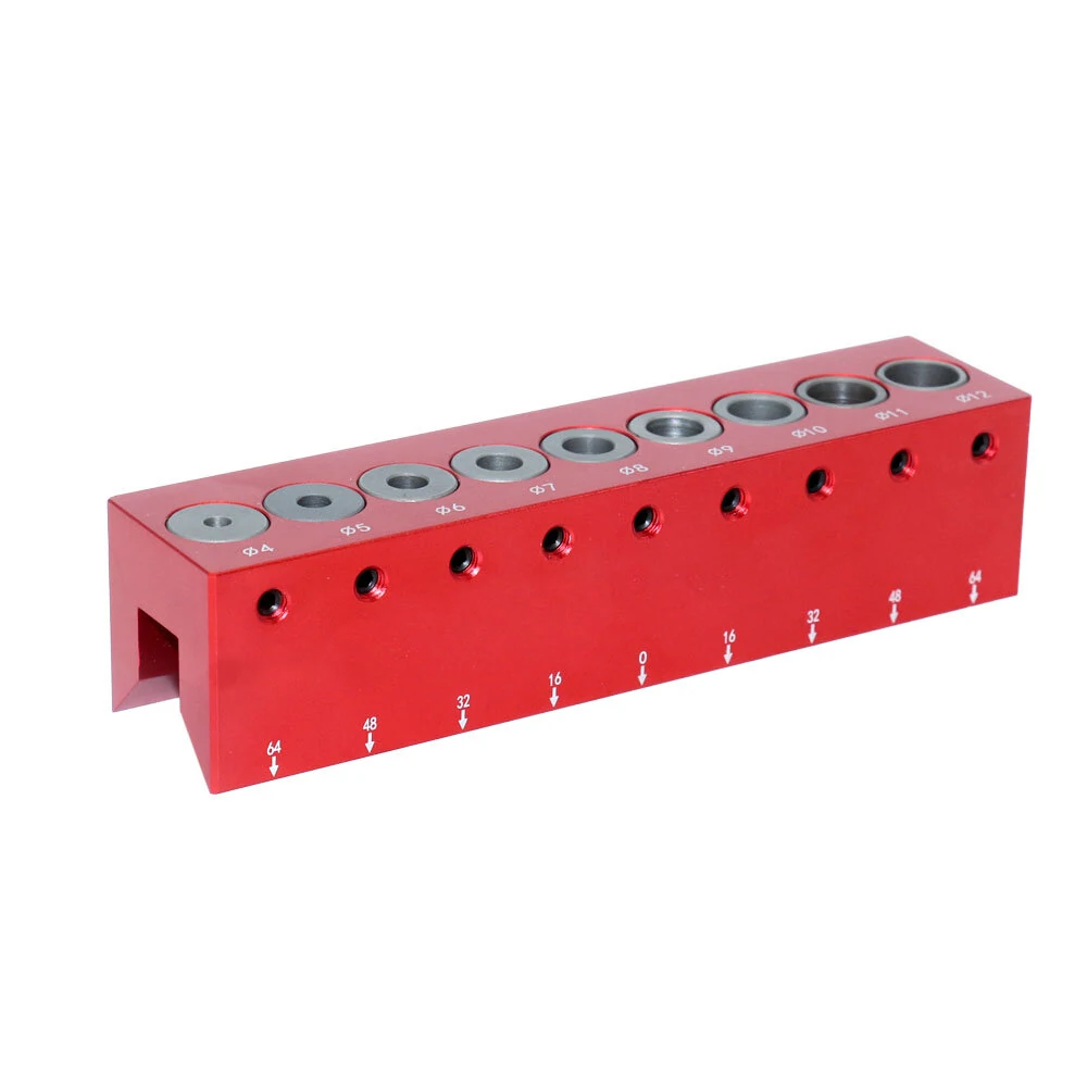 Fonson Self-centering Pocket Hole Jig | 4mm-12mm Doweling Vertical Drilling Guide - Image 2