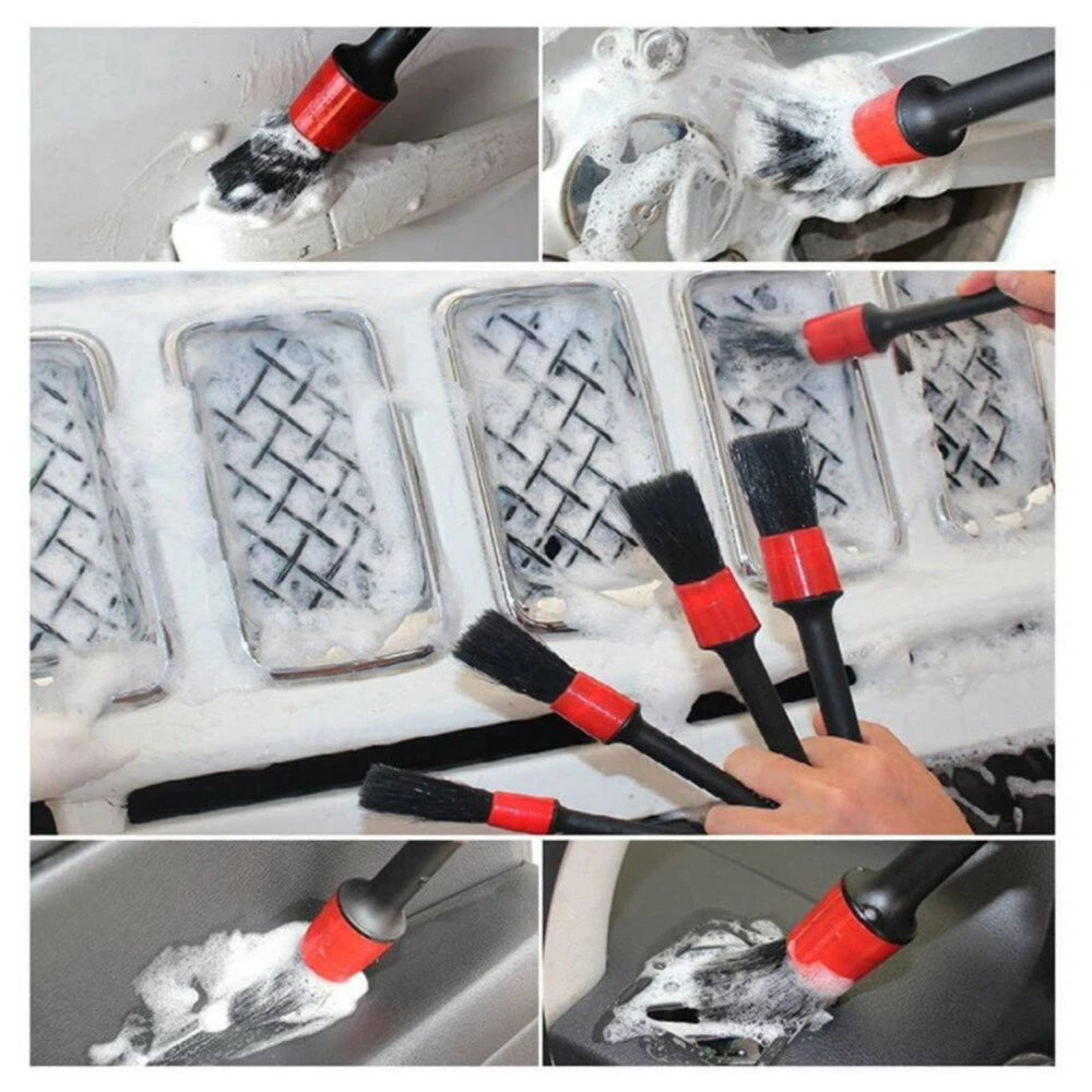 31pcs Car Wash Tools Set - Electric Drill Brush, Tire & Cleaning Brushes - Image 4