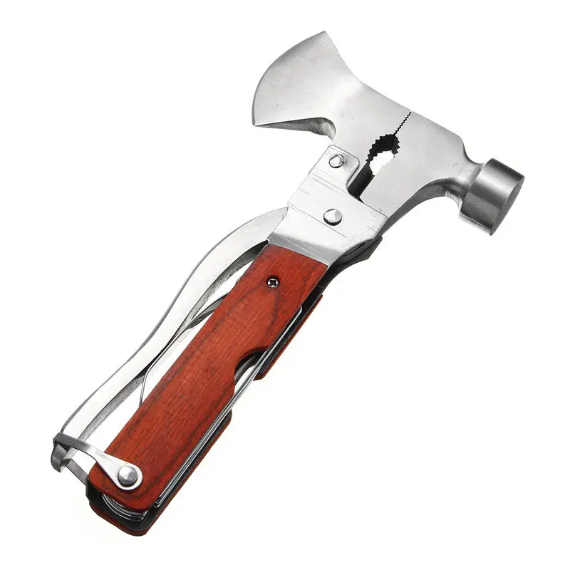 Multifunction Survival Hatchet - Hammer Axe Opener & Pliers | EDC Tool Kit - Image 3