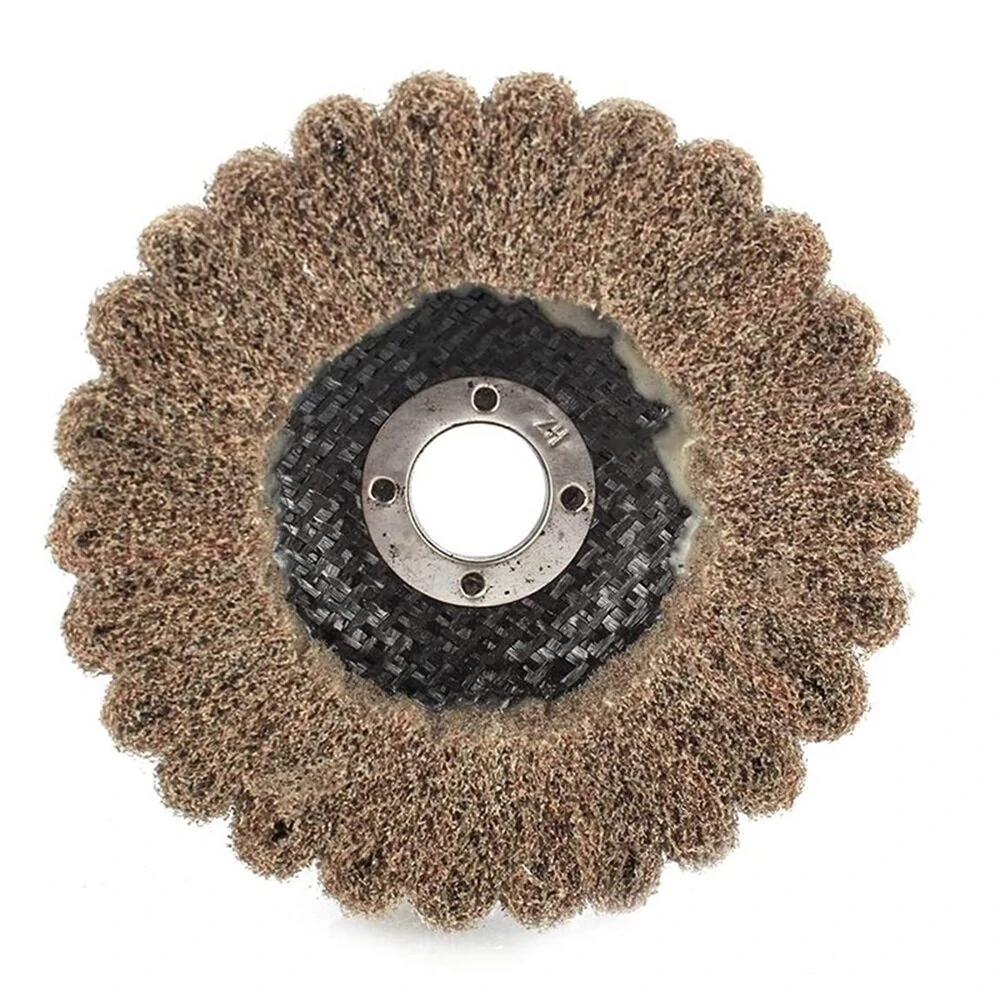 5Pcs 4 Inch Nylon Fiber Disc Wheel Set | 120-600 Grit | For Angle Grinder Sanding & Buffing - Image 5