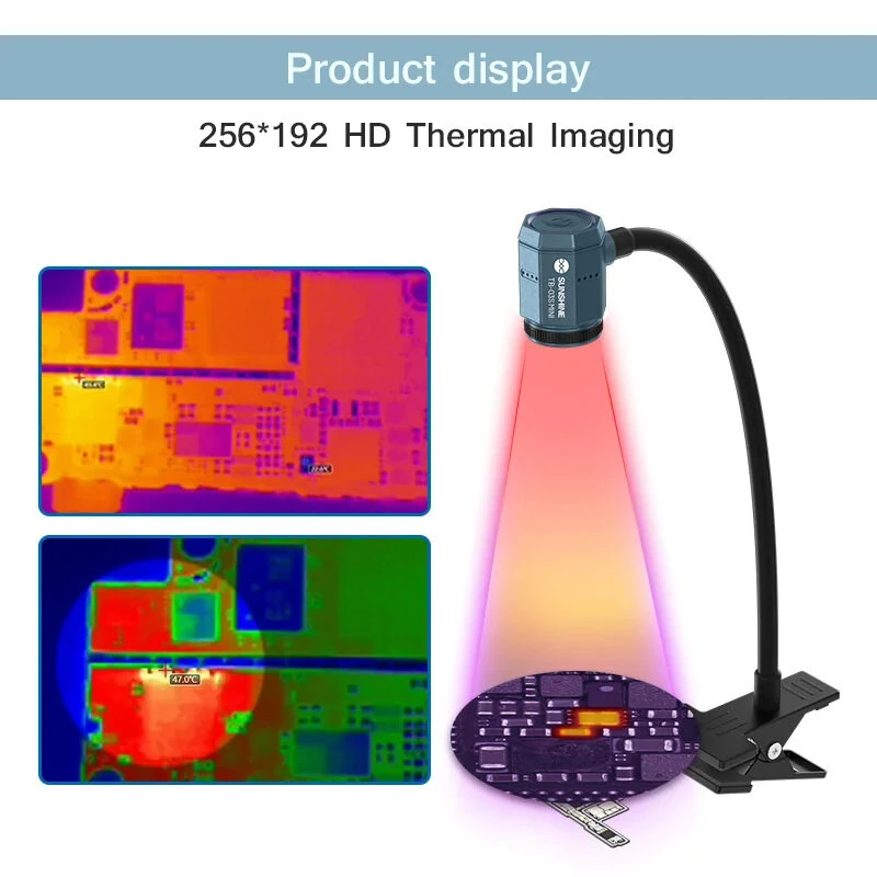 SUNSHINE TB-03S Mini Thermal Imager | 256x192 IR for PCB Repair & Diagnosis - Image 2