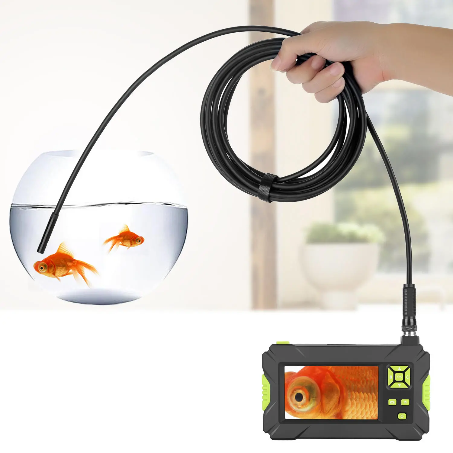 P30 Borescope | 4.3 1080P HD Display | IP67 Waterproof | 2M/5M/10M Green - Image 4