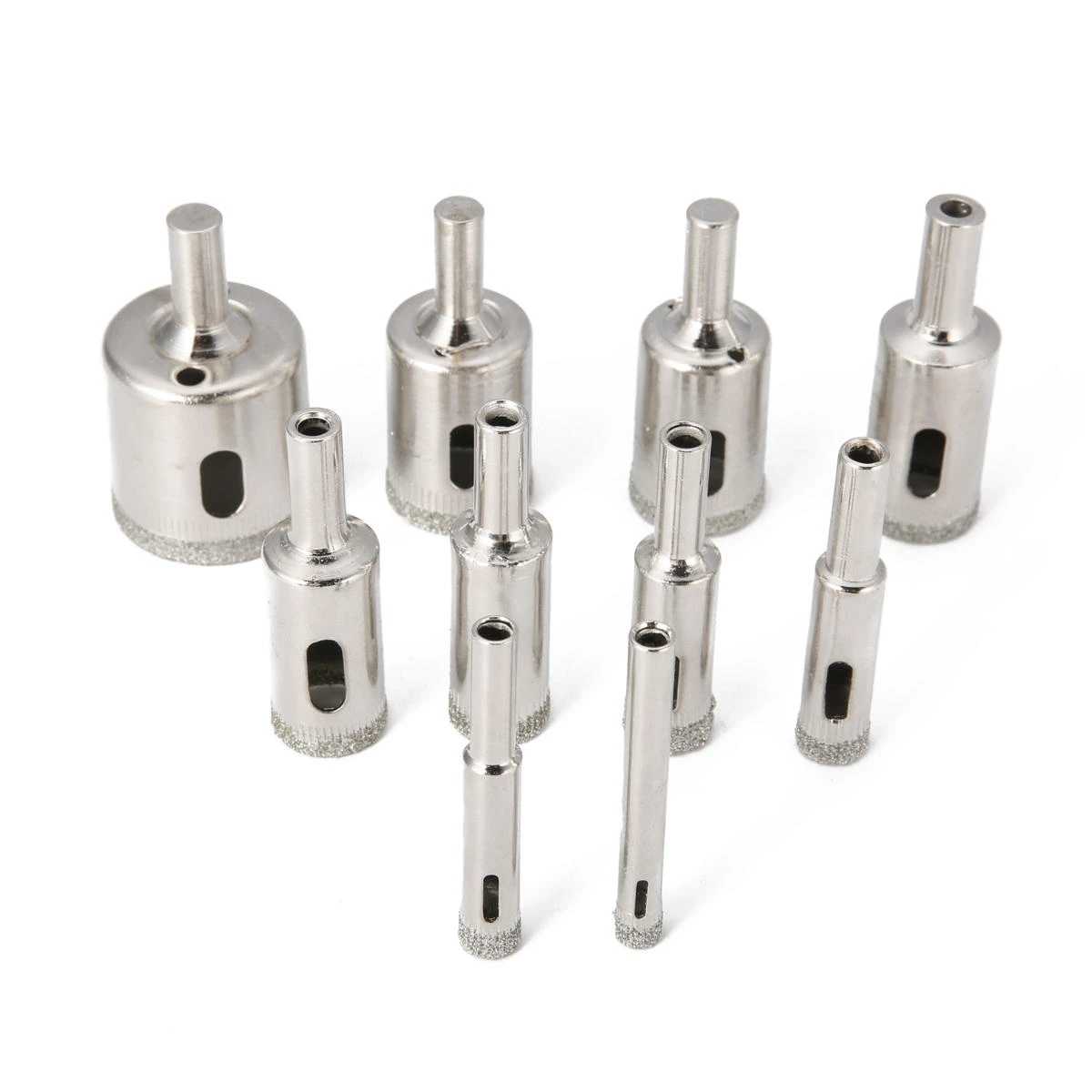 Drillpro 10pc Diamond Drill Bit Set | 6-30mm for Glass Tile Ceramic - Image 2