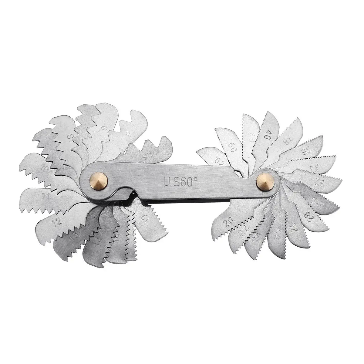 30x Blades Thread Measuring Gauge | Screw Pitch Tool for Nuts & Bolts - Image 2