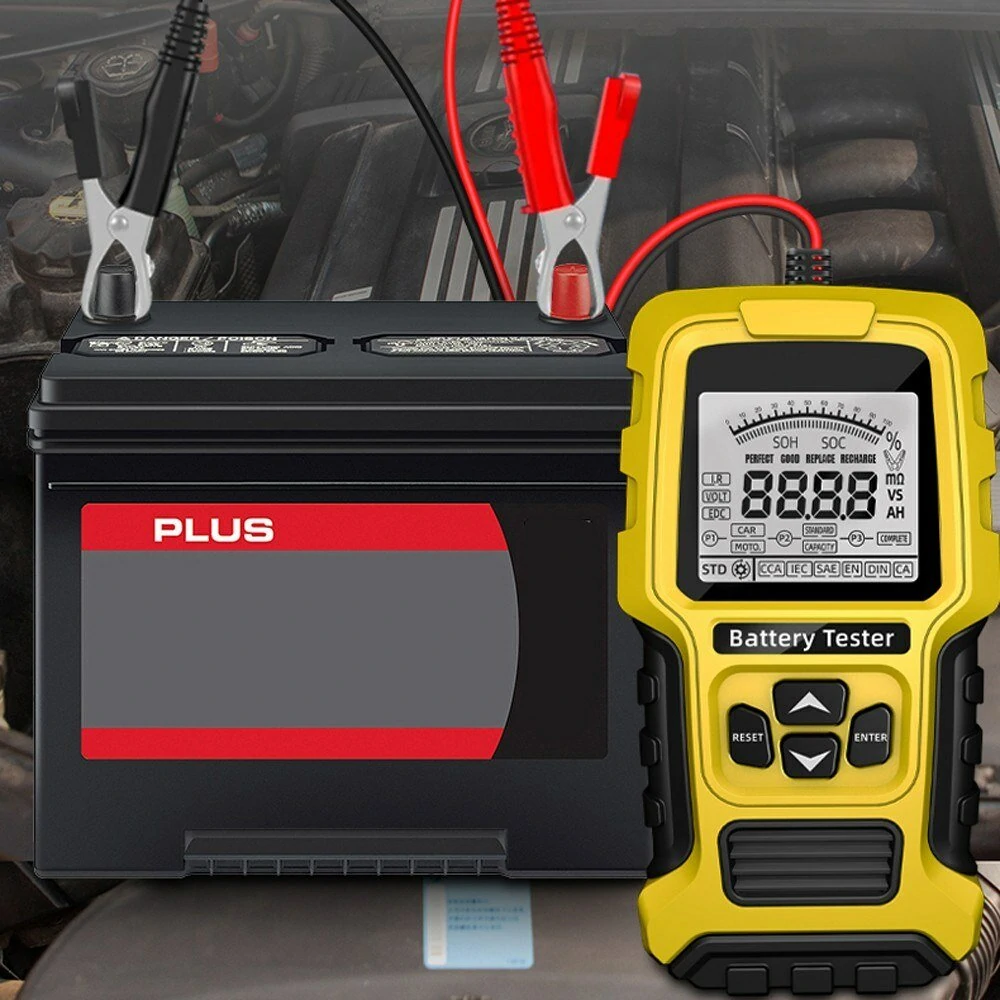 FOXSUR Intelligent Car Battery Tester 12V/24V | Digital Display Quick Accurate - Image 4