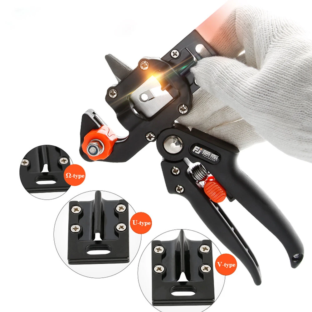 FUJIWARA Grafting Shears - 3 Style Blade Multi-Function Bud Cutter for Fruit Trees - Image 3