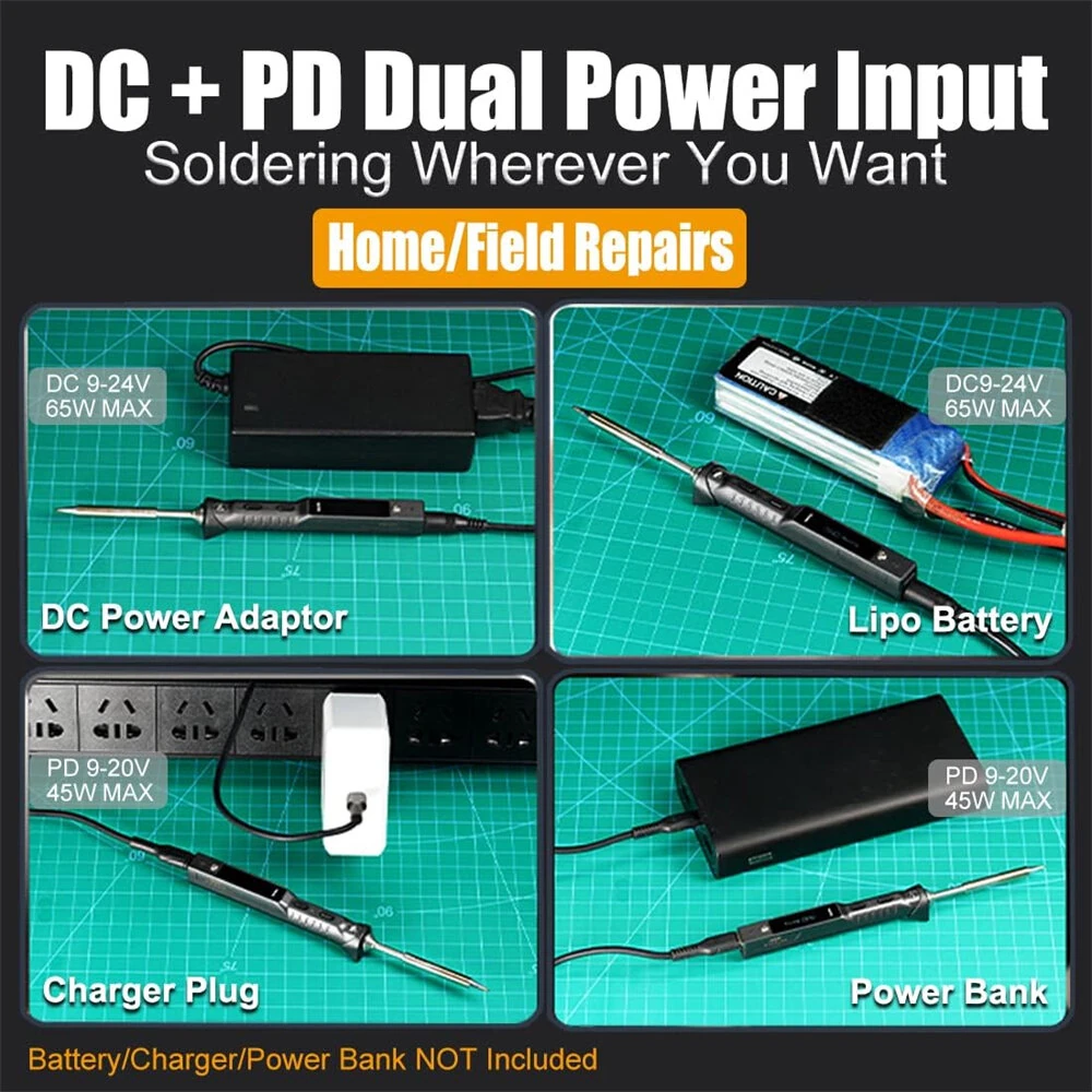 TS101 Smart Soldering Iron - 65W USB-C | 50-400°C Adjustable | Compact & Lightweight - Image 5