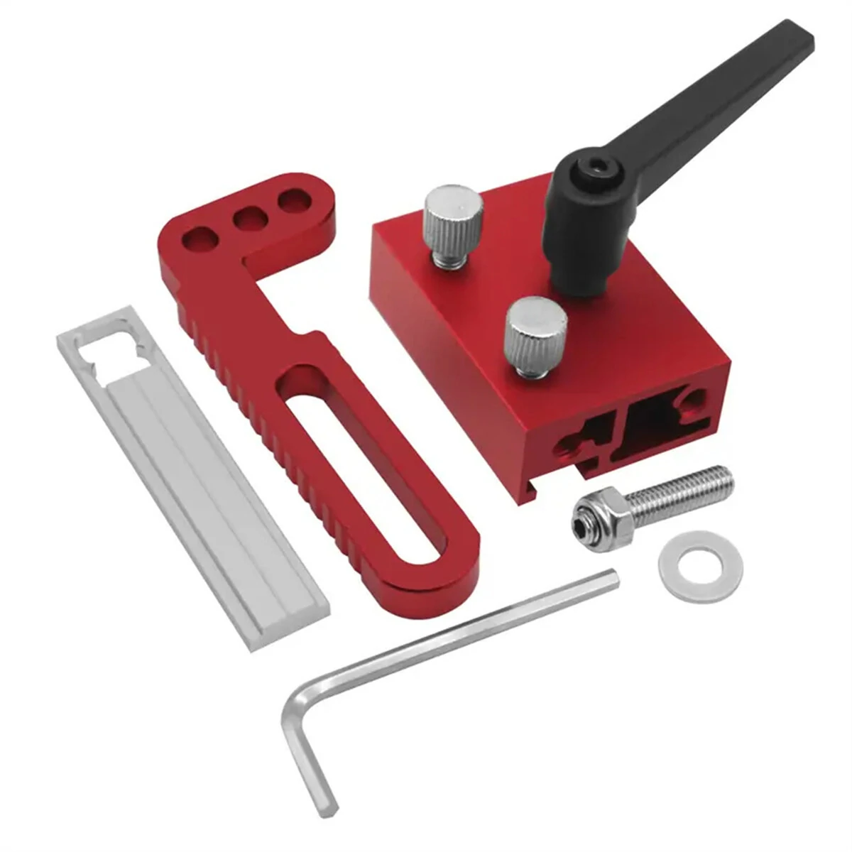 Adjustable Fence Flip Stop | Miter Track T-Slot Stop | Alloy Steel Length Limit Device - Image 3