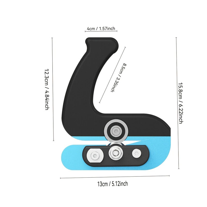 Precision Veneer Cutter - Aluminum Alloy Tool for Wood & Metal | Ergonomic & Portable - Image 4