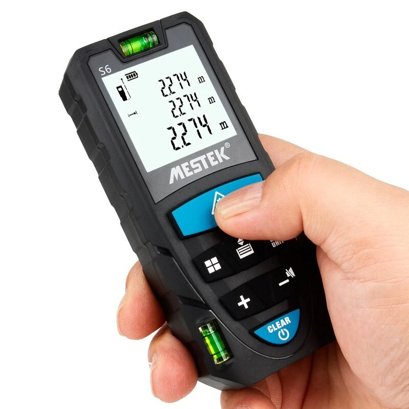 S6 50m Laser Distance Meter | Laser Rangefinder & Measure Tape - Image 2
