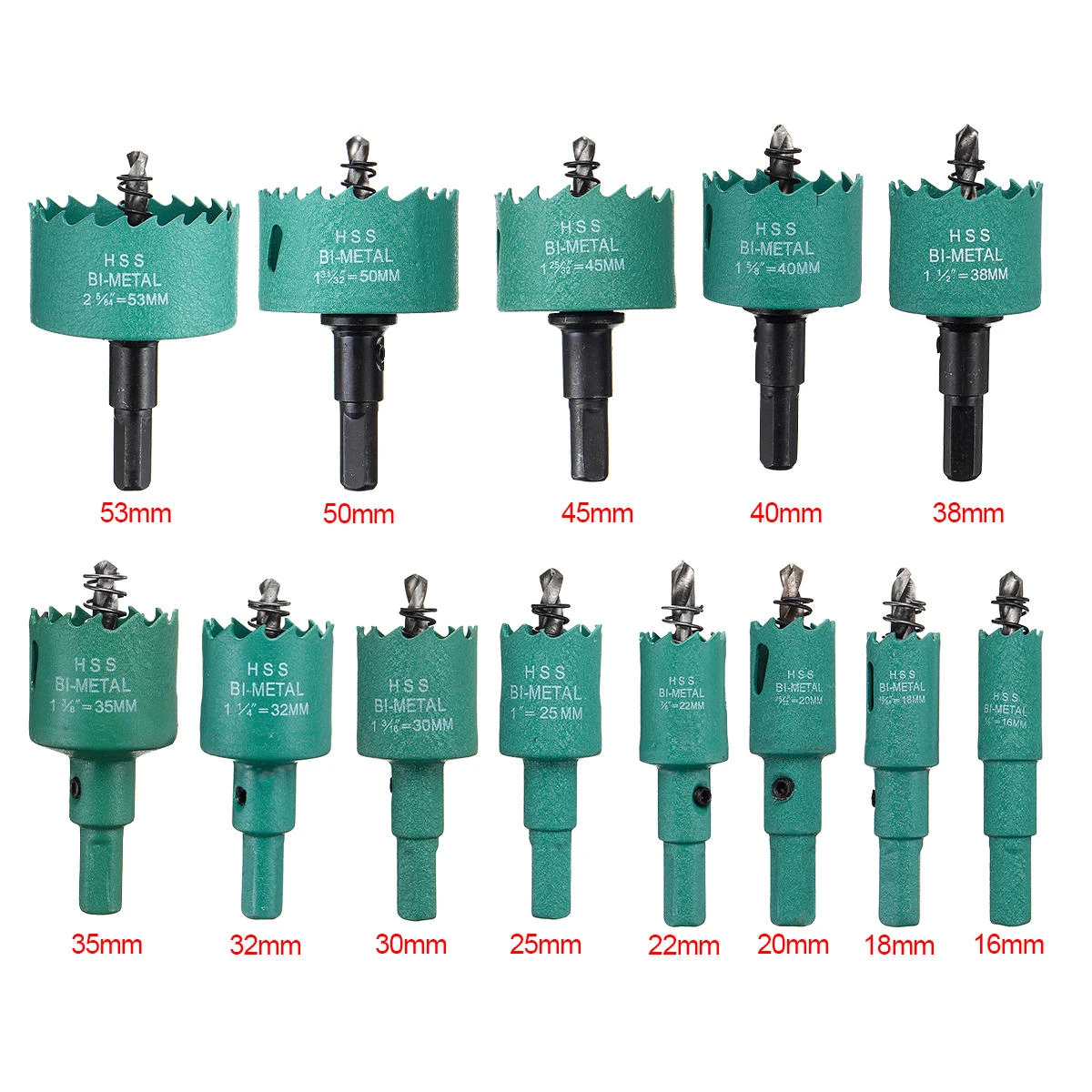 M42 HSS Hole Saw Cutter - 16-53mm Metal & Wood Drill Bit | For Woodworking - Image 2