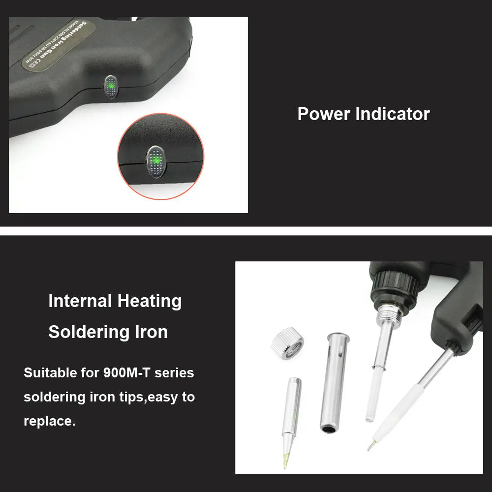 NEWACALOX 50W Electric Solder Iron Kit - Auto Feed & Internal Heating - EU/US Plug - Image 4