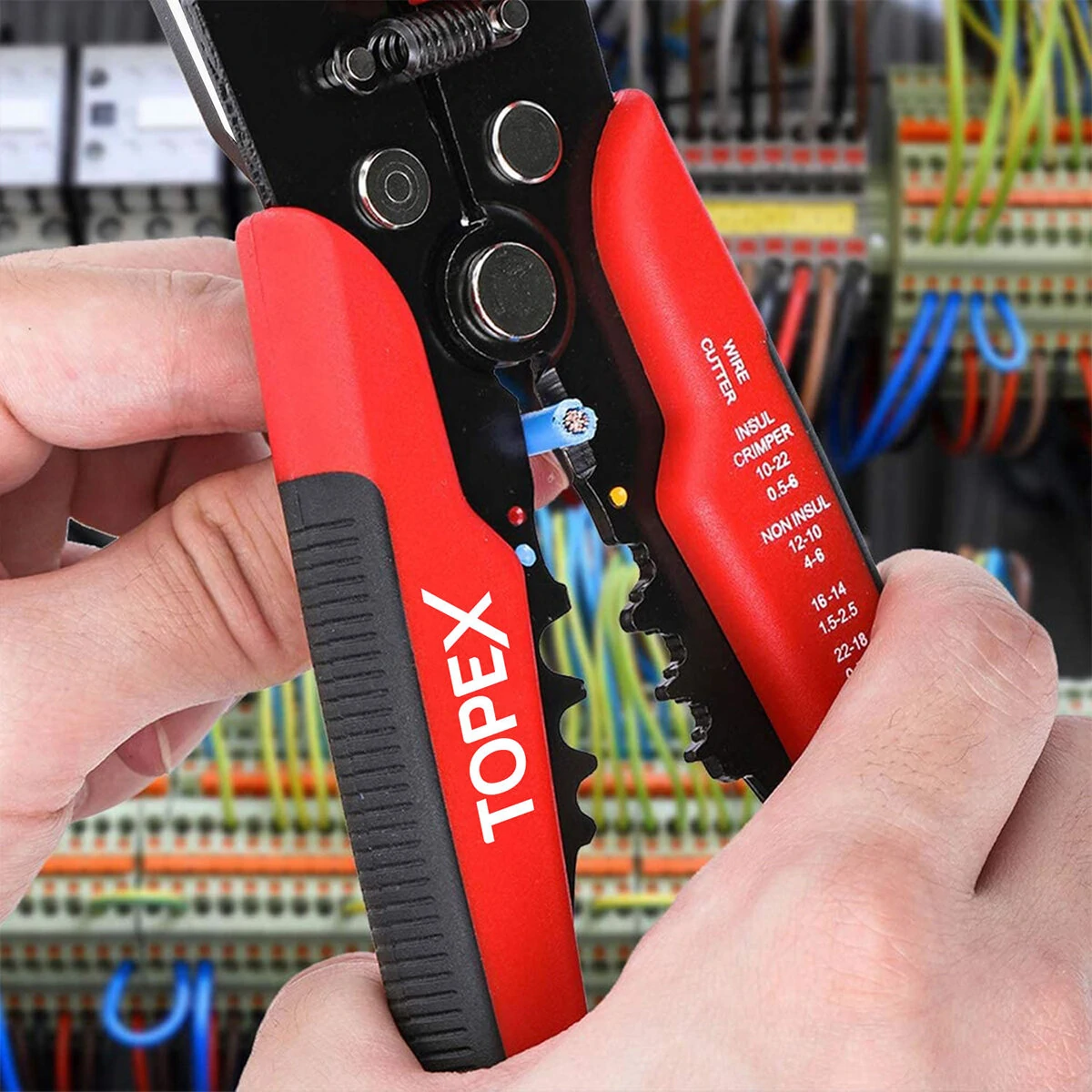 Klein Tools 260-Piece Wire Stripper Set - Self-Adjusting Crimper & Terminals - Image 4