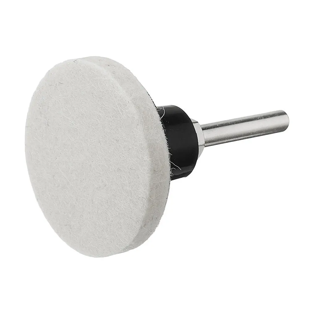 2 Inch Sanding Polishing Disc Pad Holder | With 10 Wool Pads for Rotary Tool - Image 4
