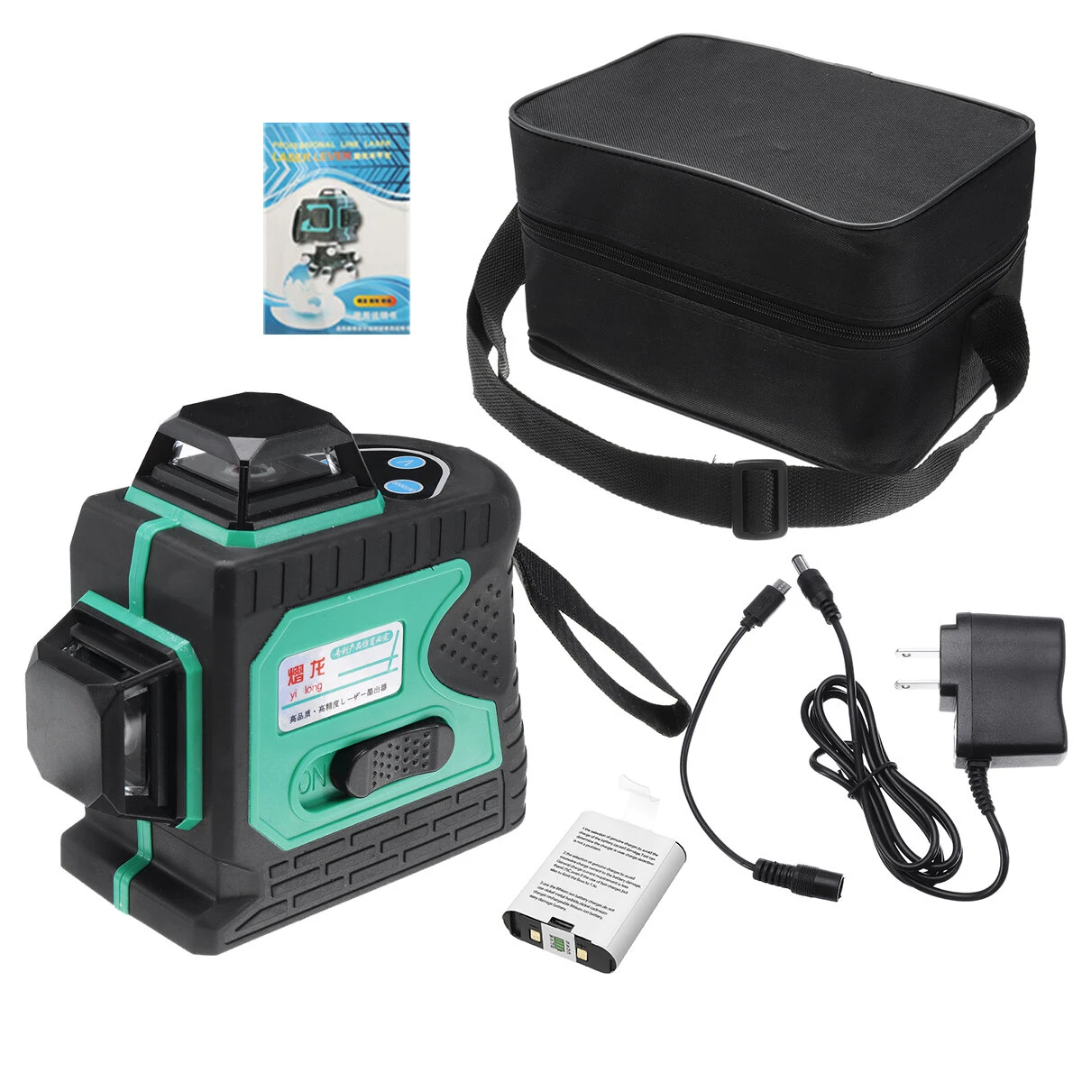 3D Green Auto Laser Level | 12 Lines 360 Degree Horizontal & Vertical Cross - Image 4