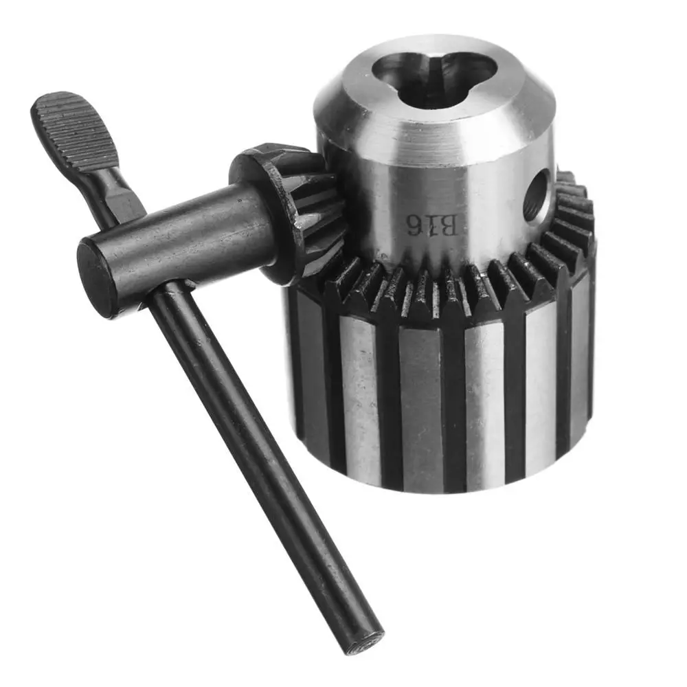 B16 Key Type Lathe Drill Chuck - 0.5-13mm Capacity | Taper Mount Tool - Image 3