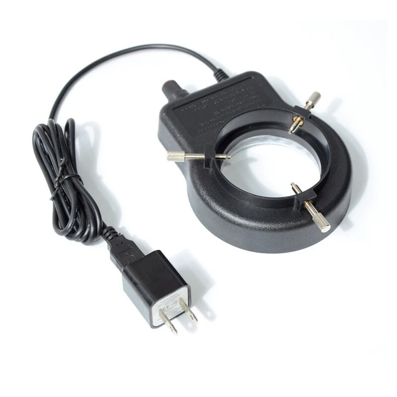 PDOK Adjustable LED Ring Light for Stereo Microscopes | Illuminated Circle Lamp - Image 4