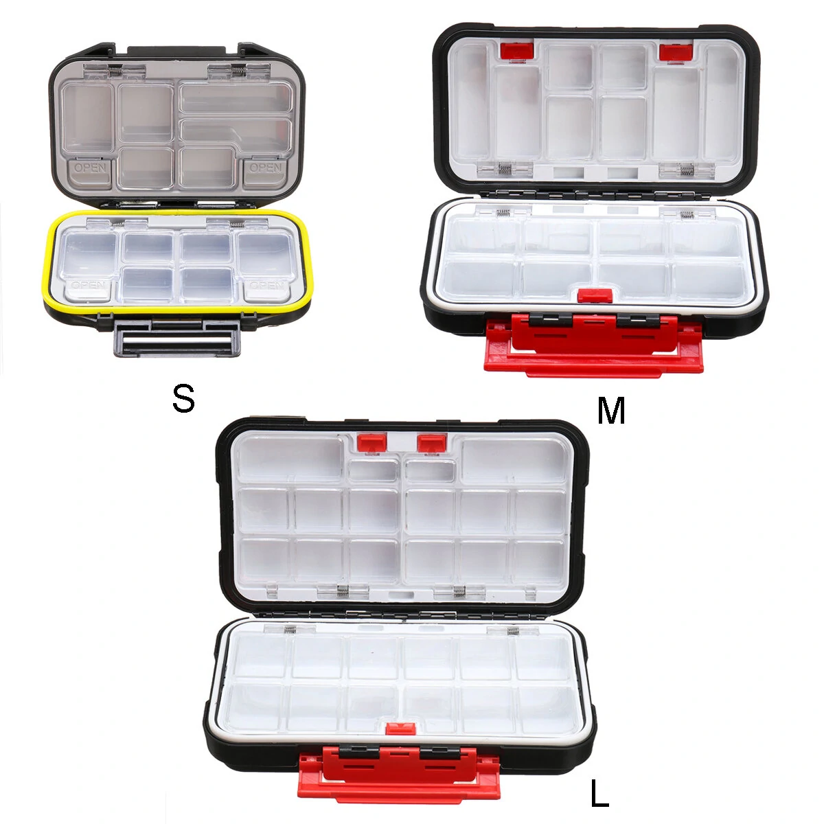 Waterproof Fishing Tackle Box | Double-Sided Storage Case for Lures & Carp Fly - Image 3