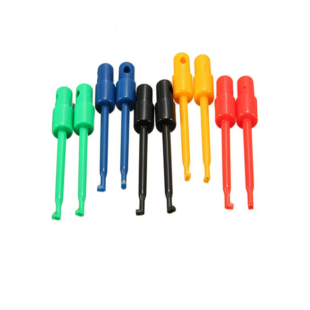 DANIU 30 Pcs Large Test Probe Hooks | Round Single Hook Clips for Electronics - Image 2
