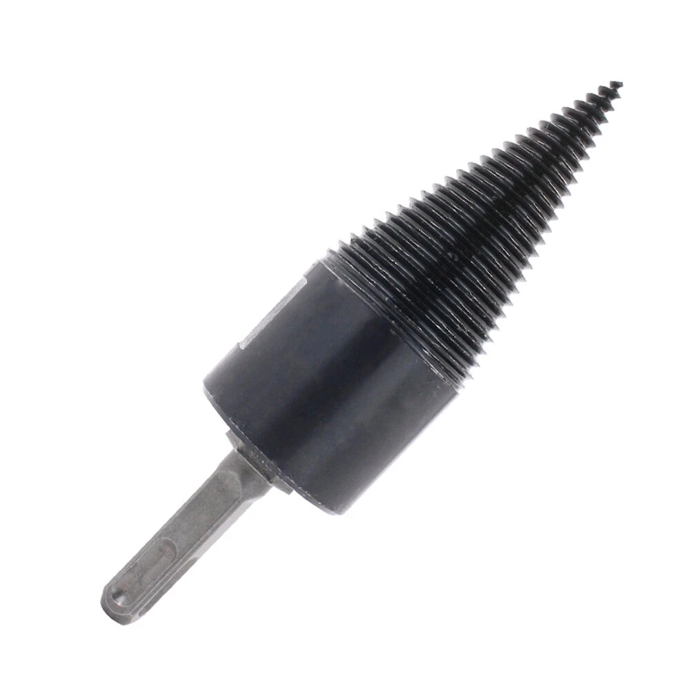 Steel Wood Splitting Drill Bit | 32/42mm Square/Round/Hex Shank | Woodworking Tool - Image 3
