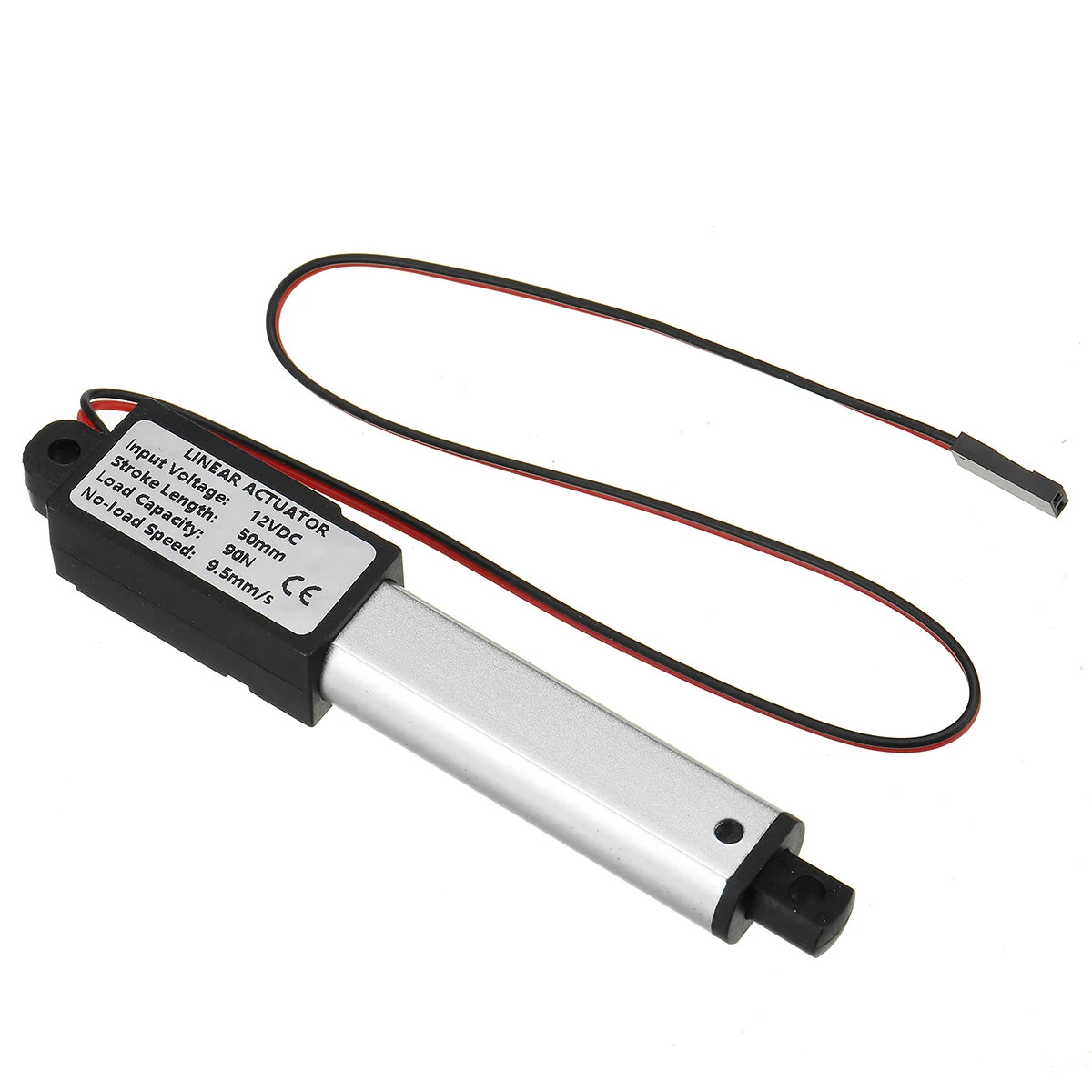 DC 12V 50mm Stroke Mini Linear Actuator | 9.5-15-30mm/s Speed | Aluminum Alloy Motor - Image 5