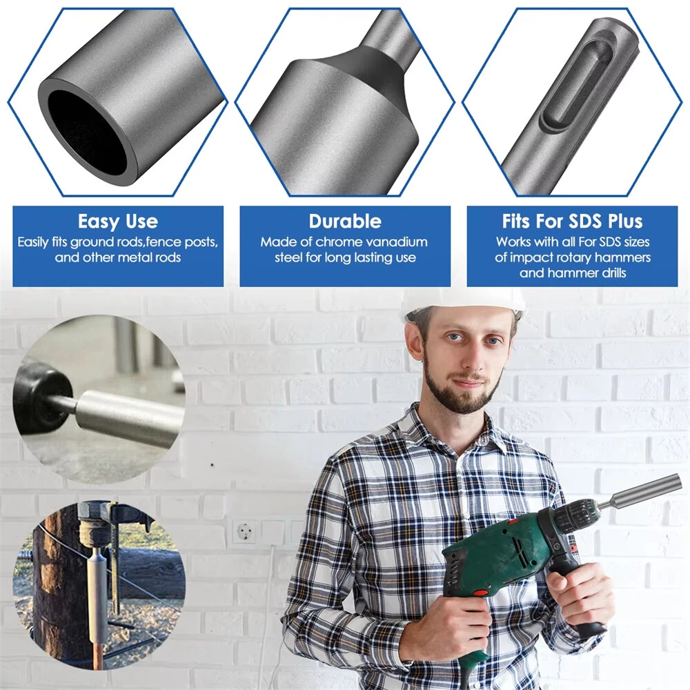40CR Steel Electric Drill Sleeve - High Hardness & Wear Resistant | M8 M10 M12 M20 Sizes | Precision Engineered Socket Tool - Image 3