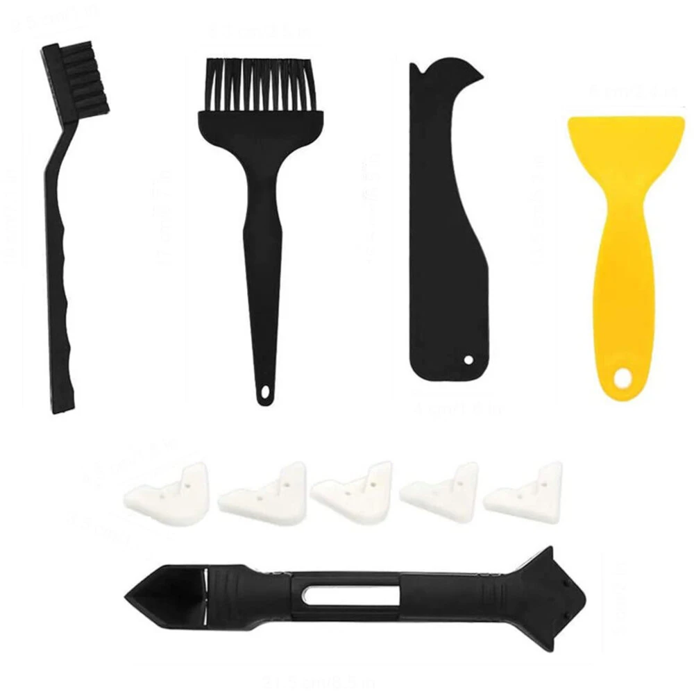 20Pcs Caulking Nozzle Tool Kit - Silicone Sealant Finisher & Grout Scraper - Image 2