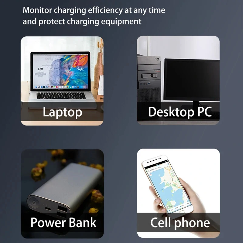 KWS-066C/KWS-065C USB-C Tester - 4-30V 6.5A Voltage Current Meter | Quick Charge ID - Image 4