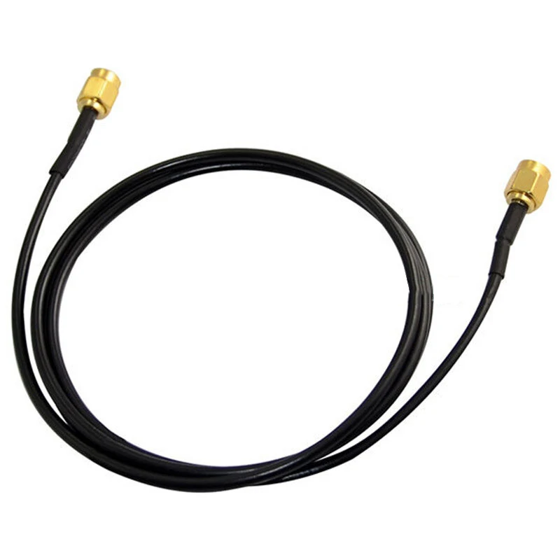 High Quality 1M SMA Male to SMA Male RF Jumper Cable | RG174 Coax Pigtail - Image 2