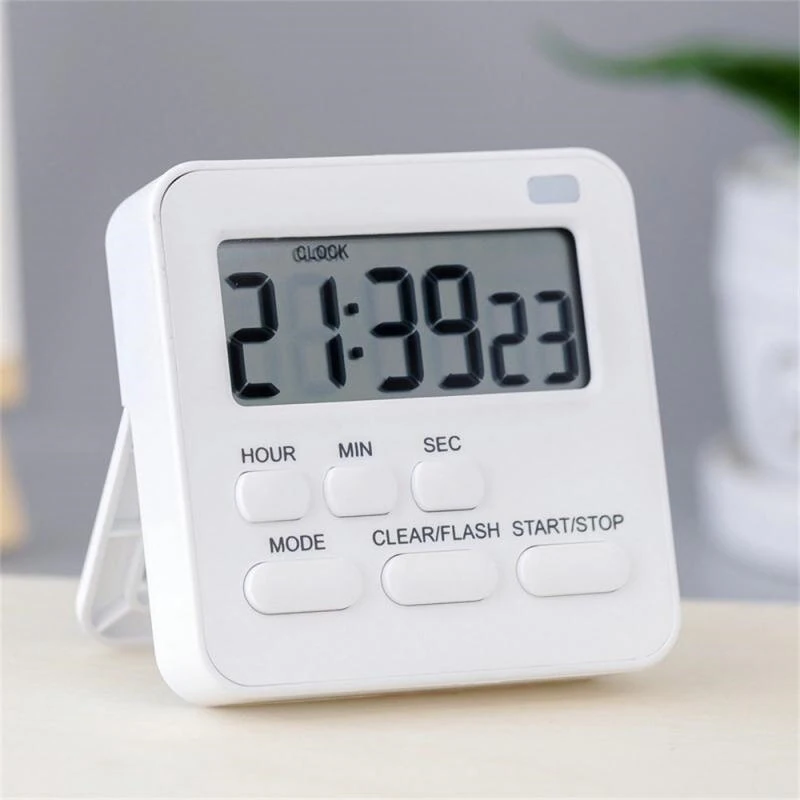 LED Digital Kitchen Timer - 24-Hour Countdown, Dual Alarm, Magnetic Base - Image 5