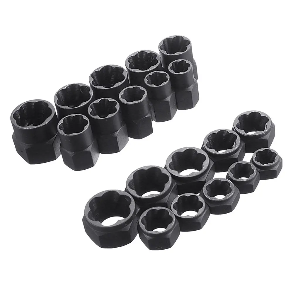 Damaged Nut Bolt Extractor Kit - 10pcs Metric Broken Bolt Remover & Stud - Image 3