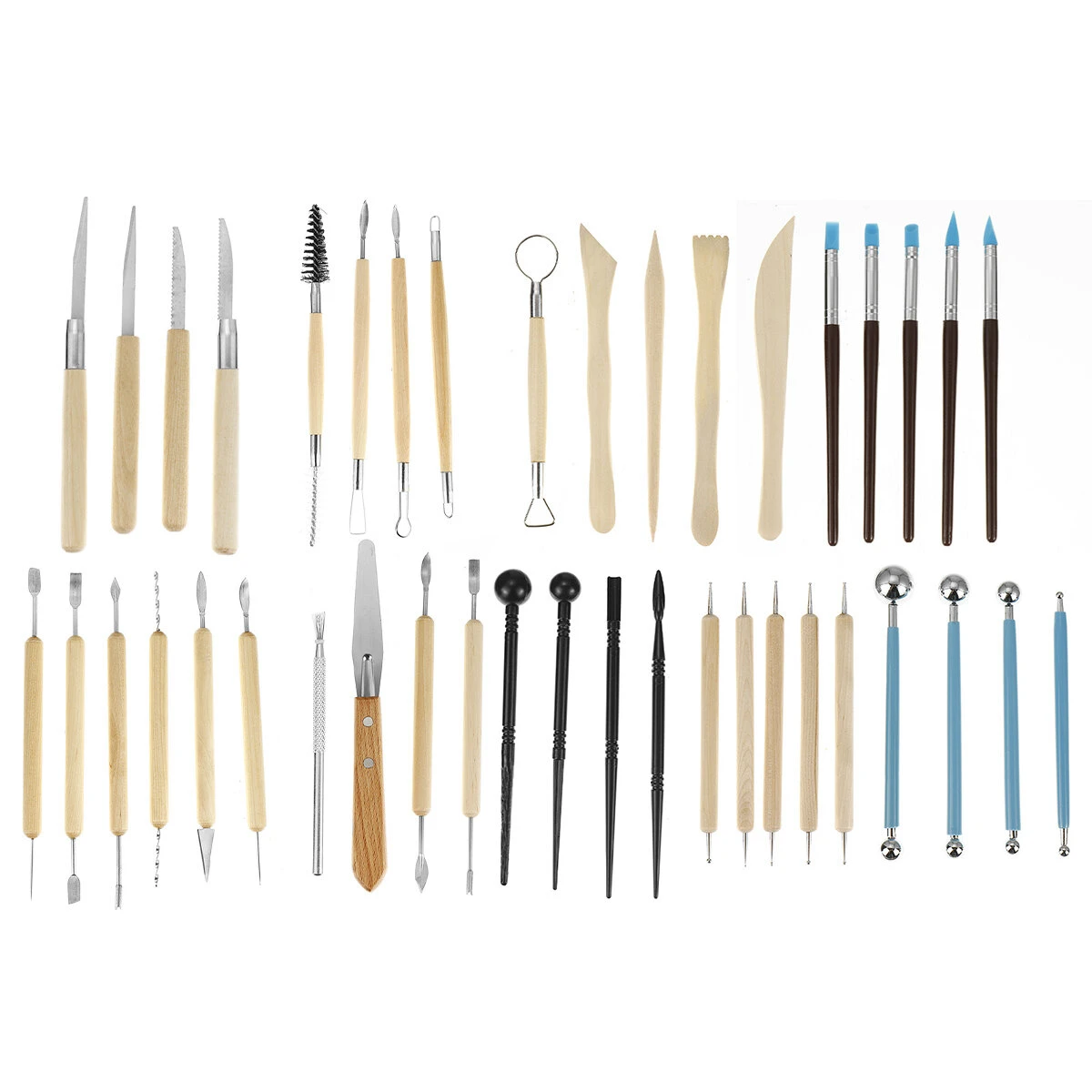 24/22PCS Ceramic Clay Sculpting Tool Set | Carving & Modeling Kit - Image 2