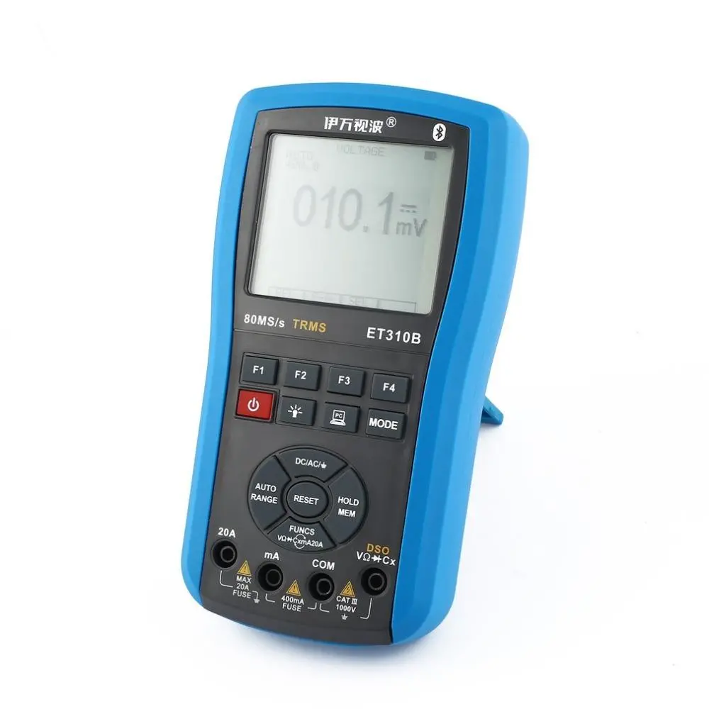 EONE ET310A 2-in-1 Handheld Oscilloscope | 20MHz 80Msps ScopeMeter & True RMS Multimeter - Image 5