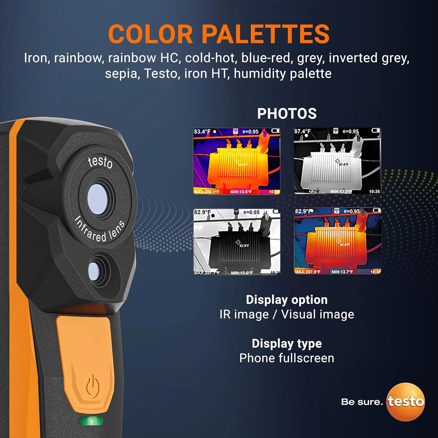 Testo 860i Wireless Thermal Imaging Camera - 256x192 IR Resolution | Smartphone Connected | -4 to 662°F Range | Testo Smart App - Image 3