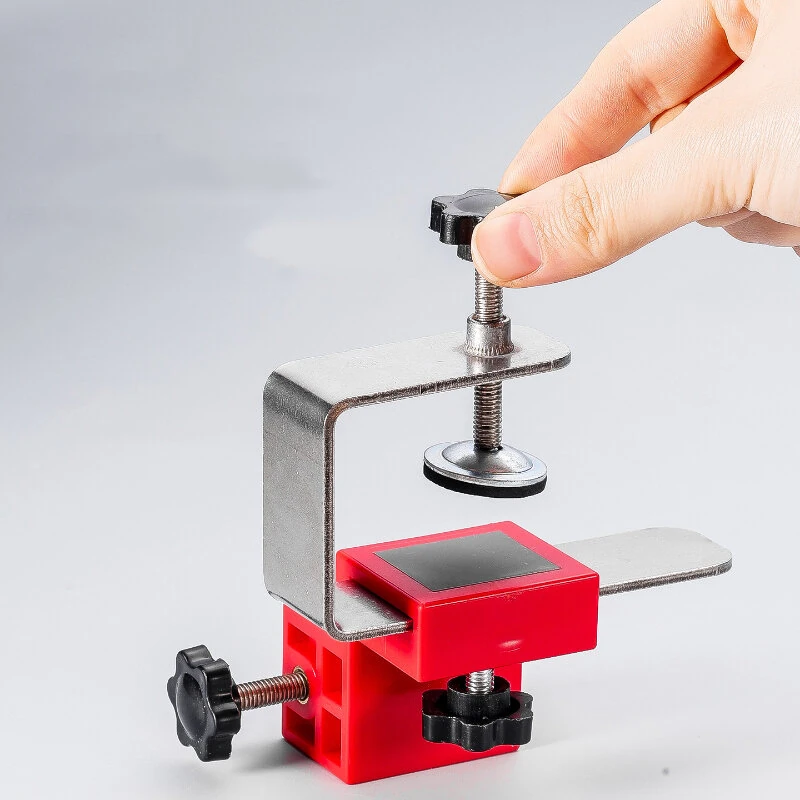 Adjustable Drawer Front Panel Installation Clamps | Cabinet Hardware Jig for Precise Woodworking Assembly - Image 2