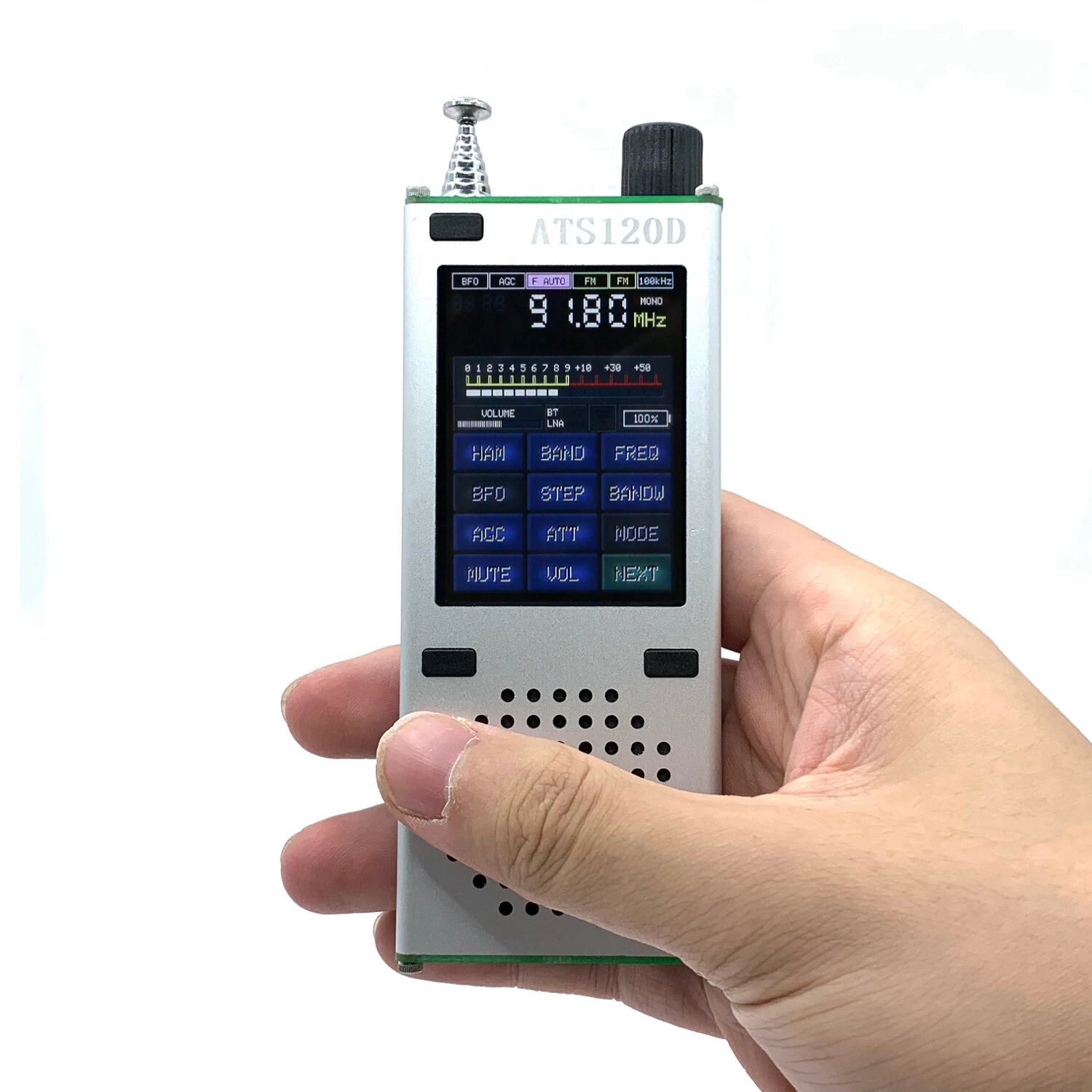 ATS120D SI4732 ESP32 Bluetooth 2.4 Touch LCD - FM AM LSB USB Aviation Radio - Image 2