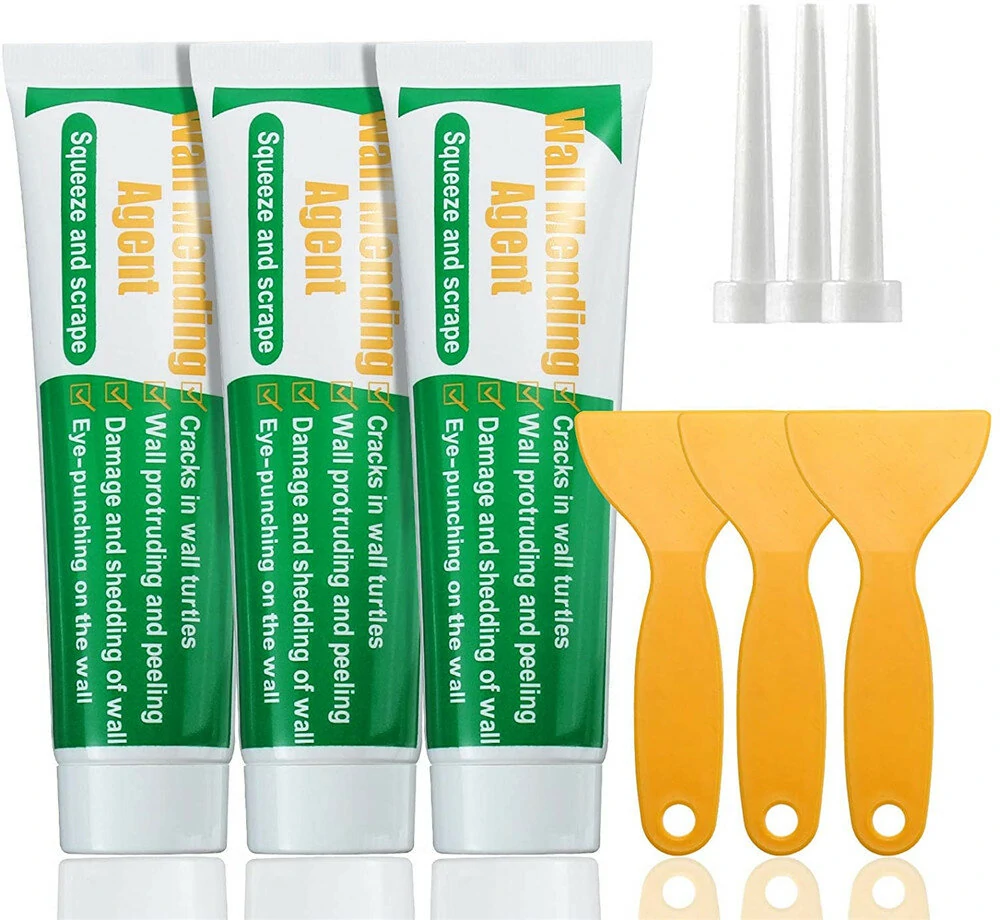 3pcs Wall Mending Agent | Drywall Patch Repair Kit with Scraper & Sandpaper - Image 3