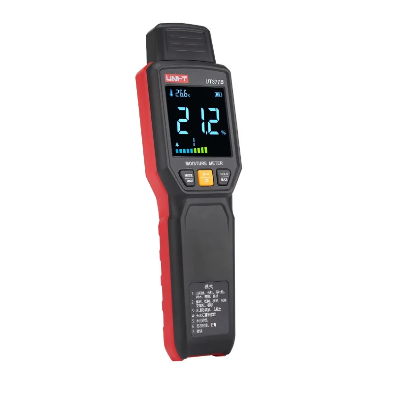 UNI-T UT377B Moisture Meter for Wood & Building Materials | High Precision - Image 4