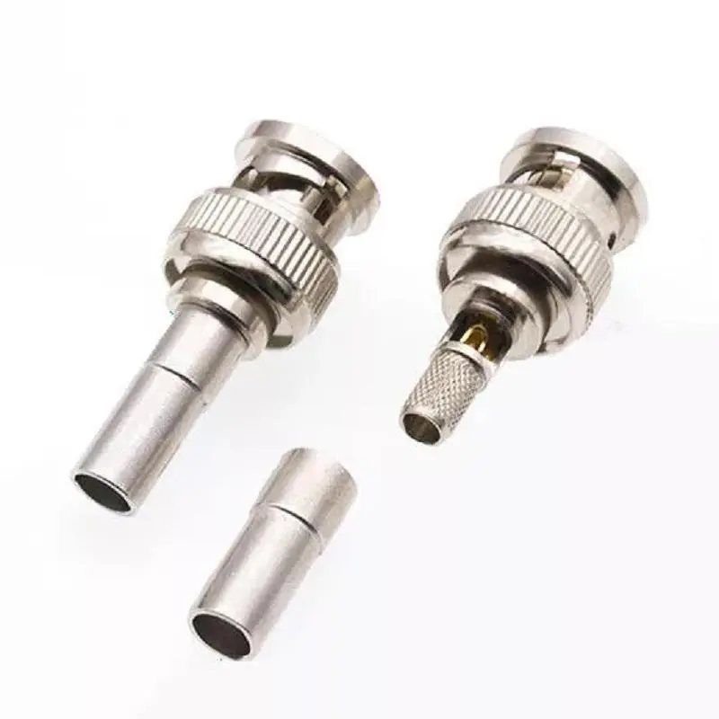 Y-1073 BNC Male Plug - 10Pcs Fully Shielded High Frequency Test Connector - Image 2