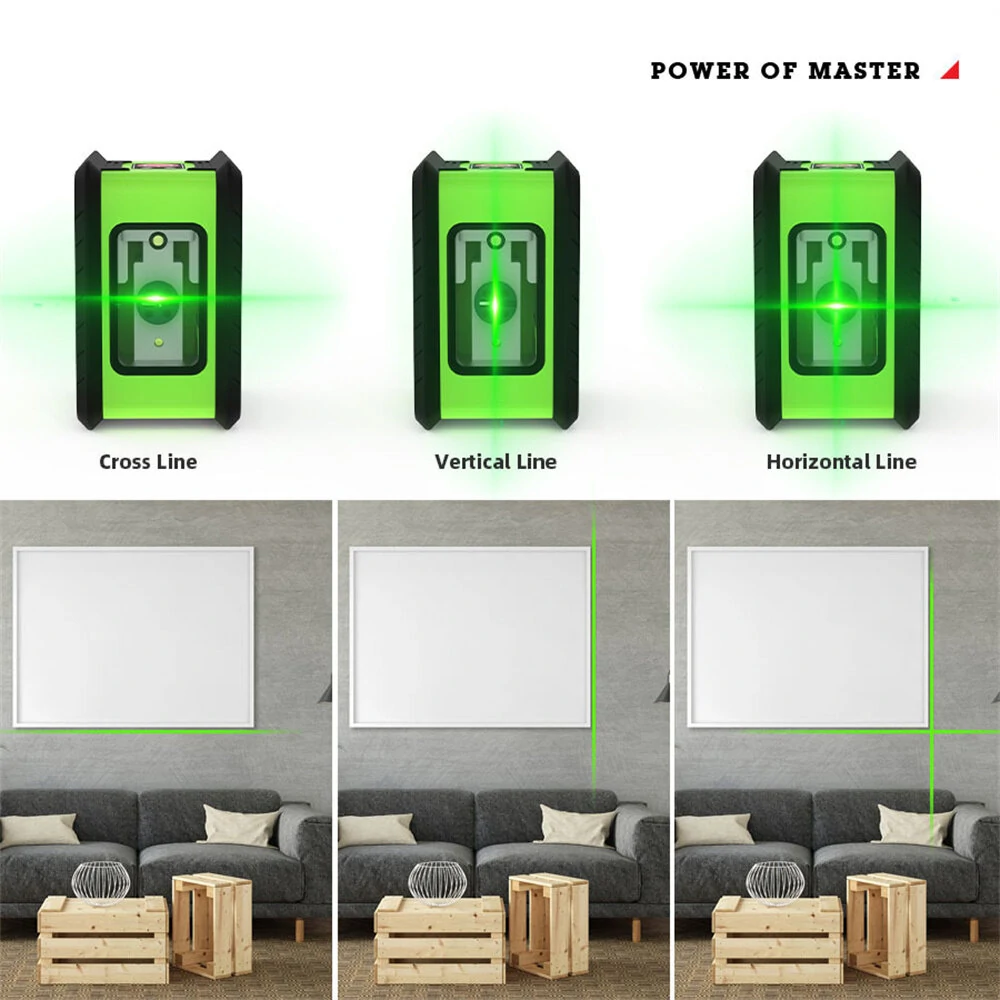 HILDA 2 Line Green Laser Level | Self-Leveling 360° Cross for Floor Installation - Image 3