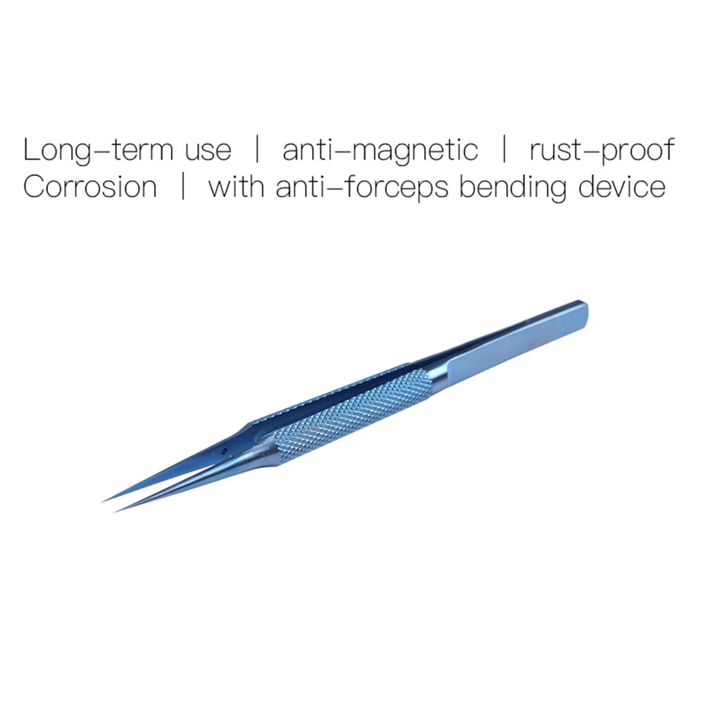Titanium Alloy Anti-Magnetic Tweezers | Professional Phone Motherboard Repair Tool - Image 5